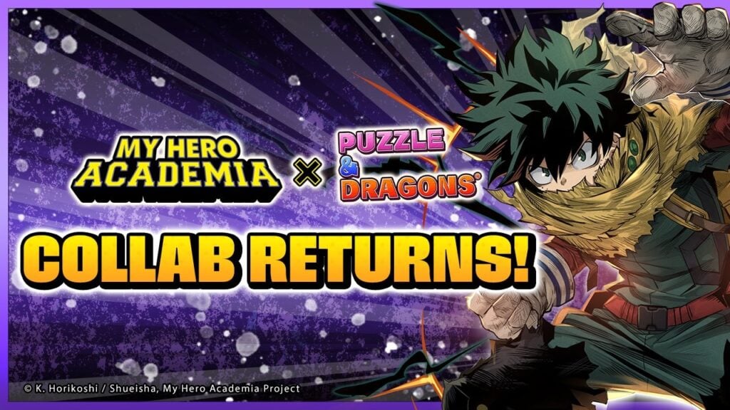 Puzzle & Dragons : My Hero Academia Crossover propose des tirages gratuits