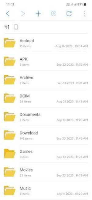 SD Card Manager For Android Screenshot 1