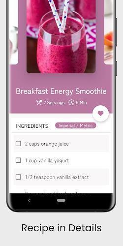 500+ recettes de smoothies Capture d’écran4