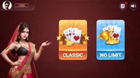 Teen Patti Card Game Captura de tela 1