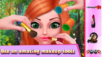 ภาพหน้าจอ Flower Girl : DressUp & Makeup 2