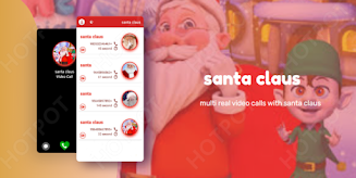 ภาพหน้าจอ (Santa claus - video call with 3