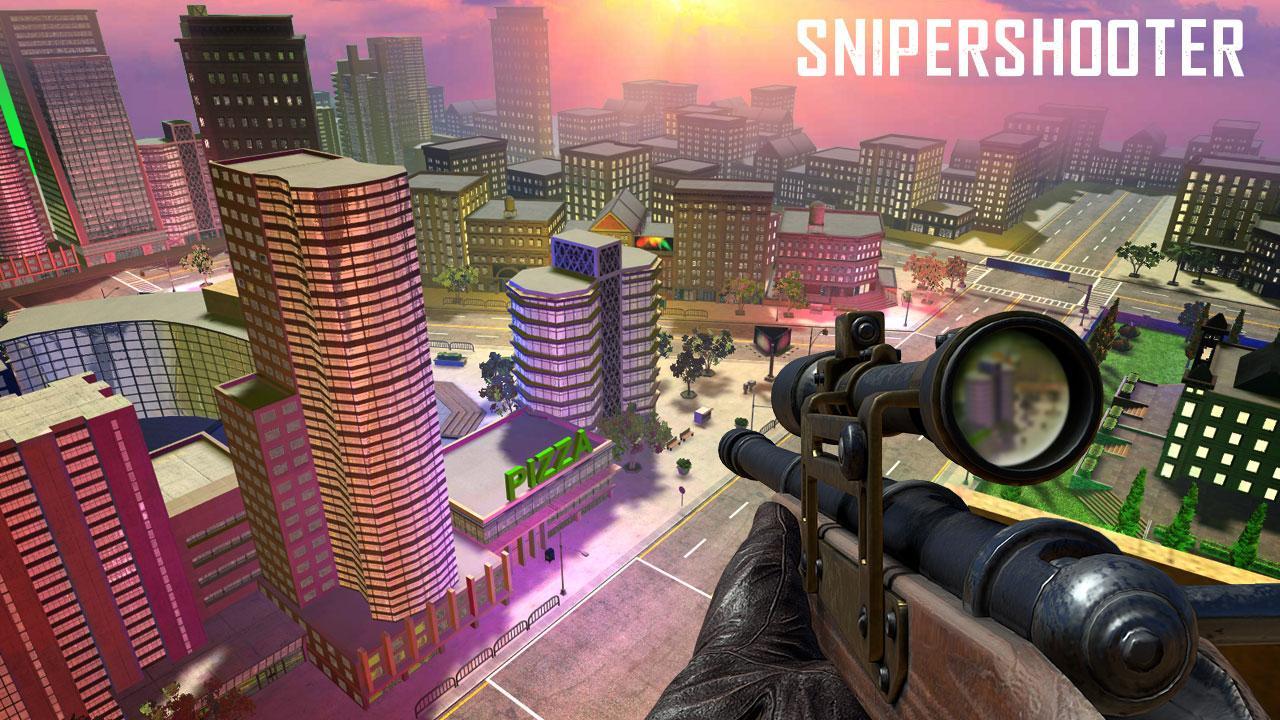Sniper Shooter : Pro Shooting captura de pantalla 1