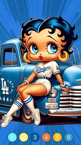 Screenshot Betty Boop Vintage Coloring 2
