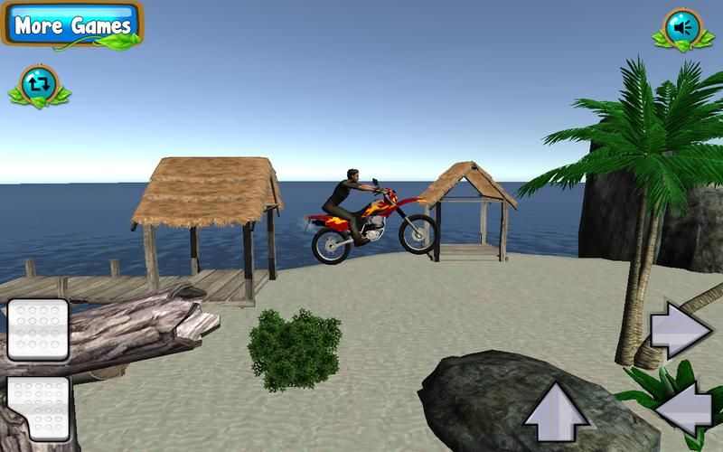 Bike Tricks: Hawaii Trails Screenshot 1