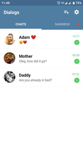 Fake Chat Messenger — TeleFake Screenshot 1