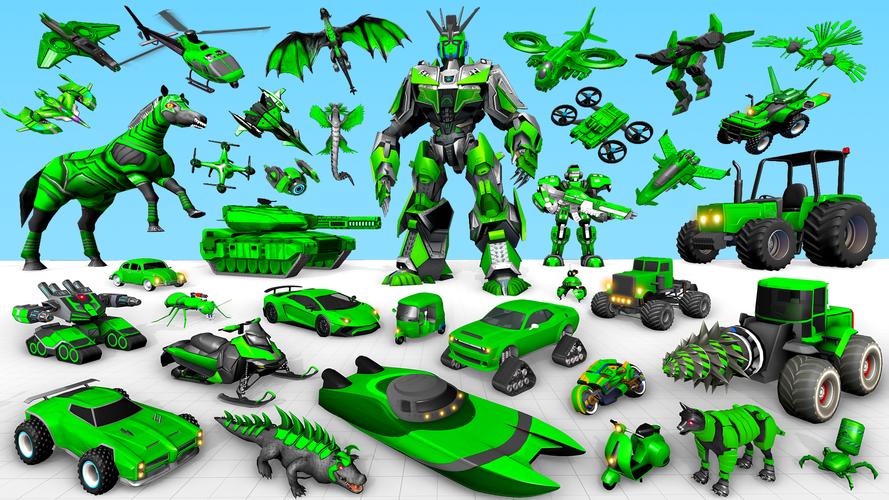 Horse Robot: Car Robot Games स्क्रीनशॉट 3
