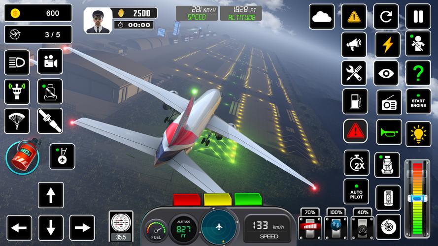 Pilot Flight Simulator Games屏幕截圖3