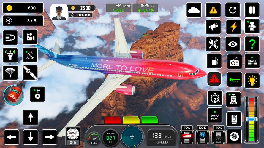 Pilot Flight Simulator Games屏幕截圖4