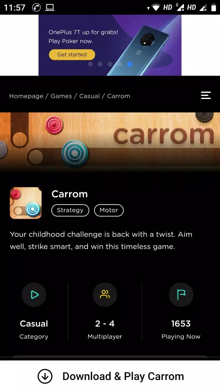 GetMega Carrom Party ကိုဖန်သားပြင်2
