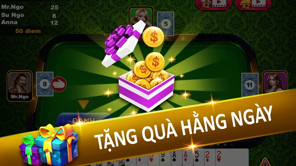 Tien Len - Thirteen - Mien Nam Offline - Chip应用截图第4张