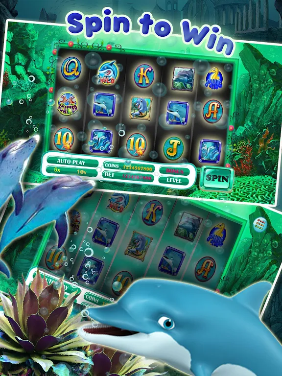 Lucky Dolphin Slots: Free Casino Slot Machines Capture d’écran2