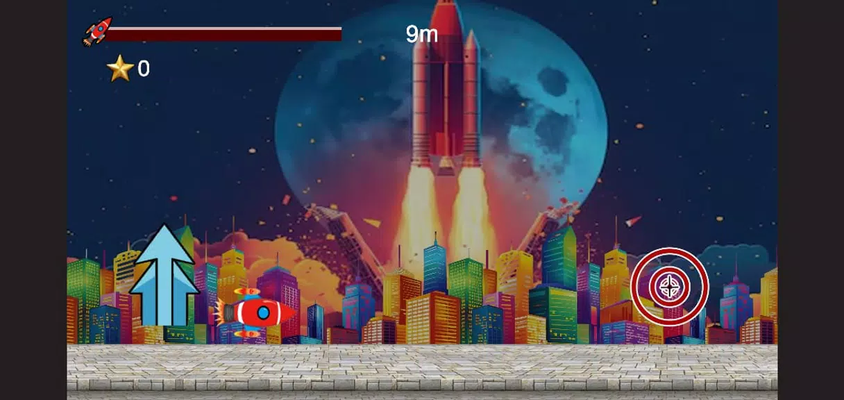 Screenshot Endless Rocket War 2