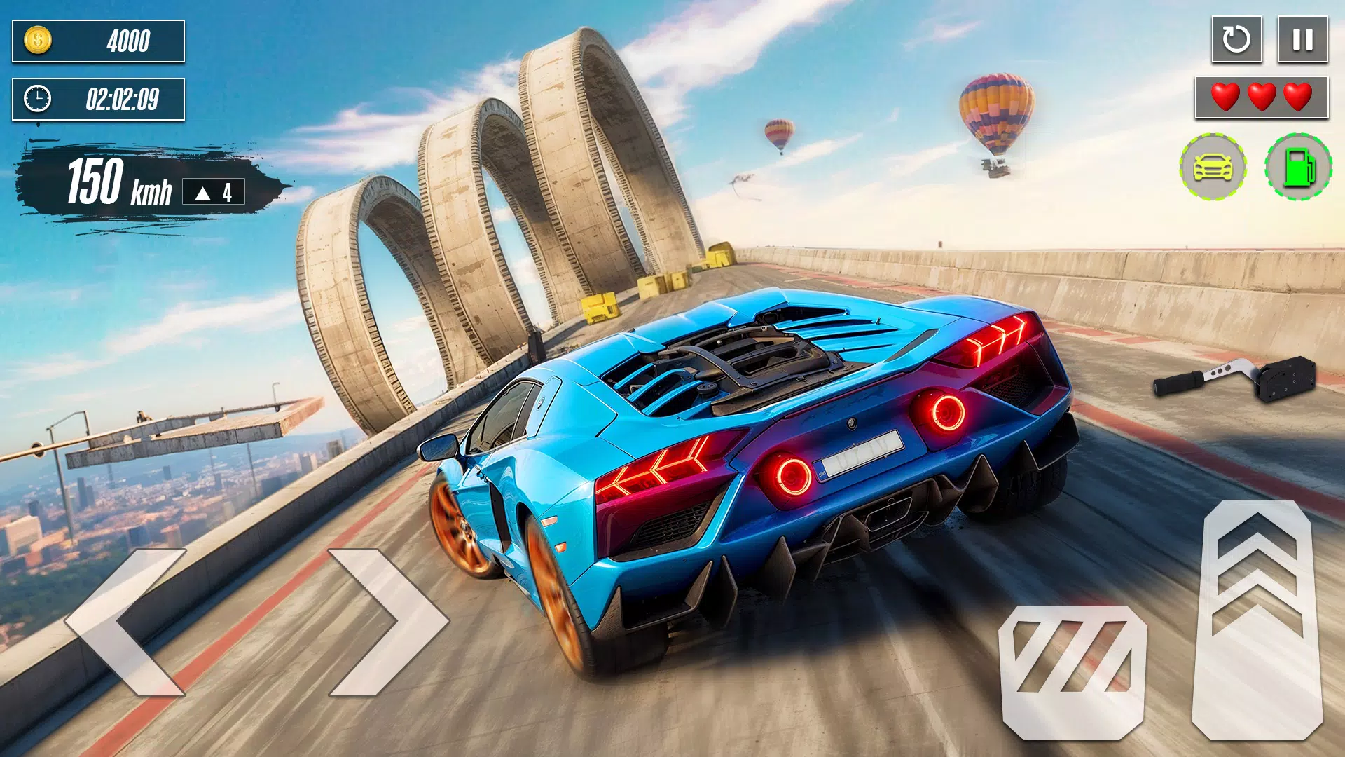 Mega Ramp Stunt: GT Car Racing屏幕截圖4