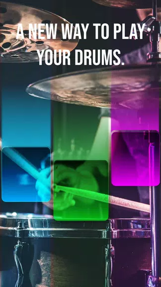 Drum Tiles: drumming game zrzut ekranu 1