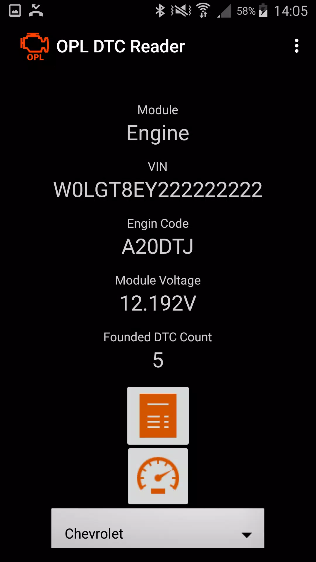 OPL DTC Readerスクリーンショット2