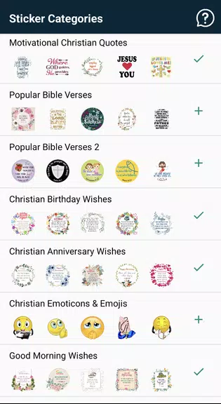 Christian Stickers Screenshot 1