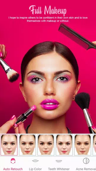 Beauty Face Makeover Camera экрана 4