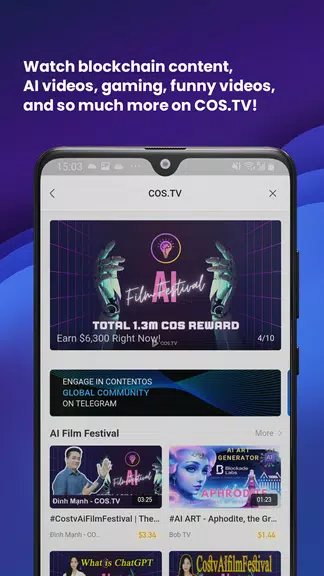 COS.TV - Web3 Content Platform screenshot 1