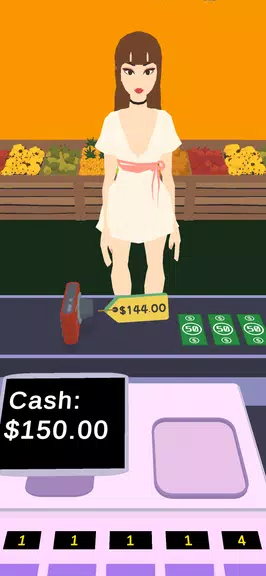 Cashier games - Cash register captura de pantalla 1