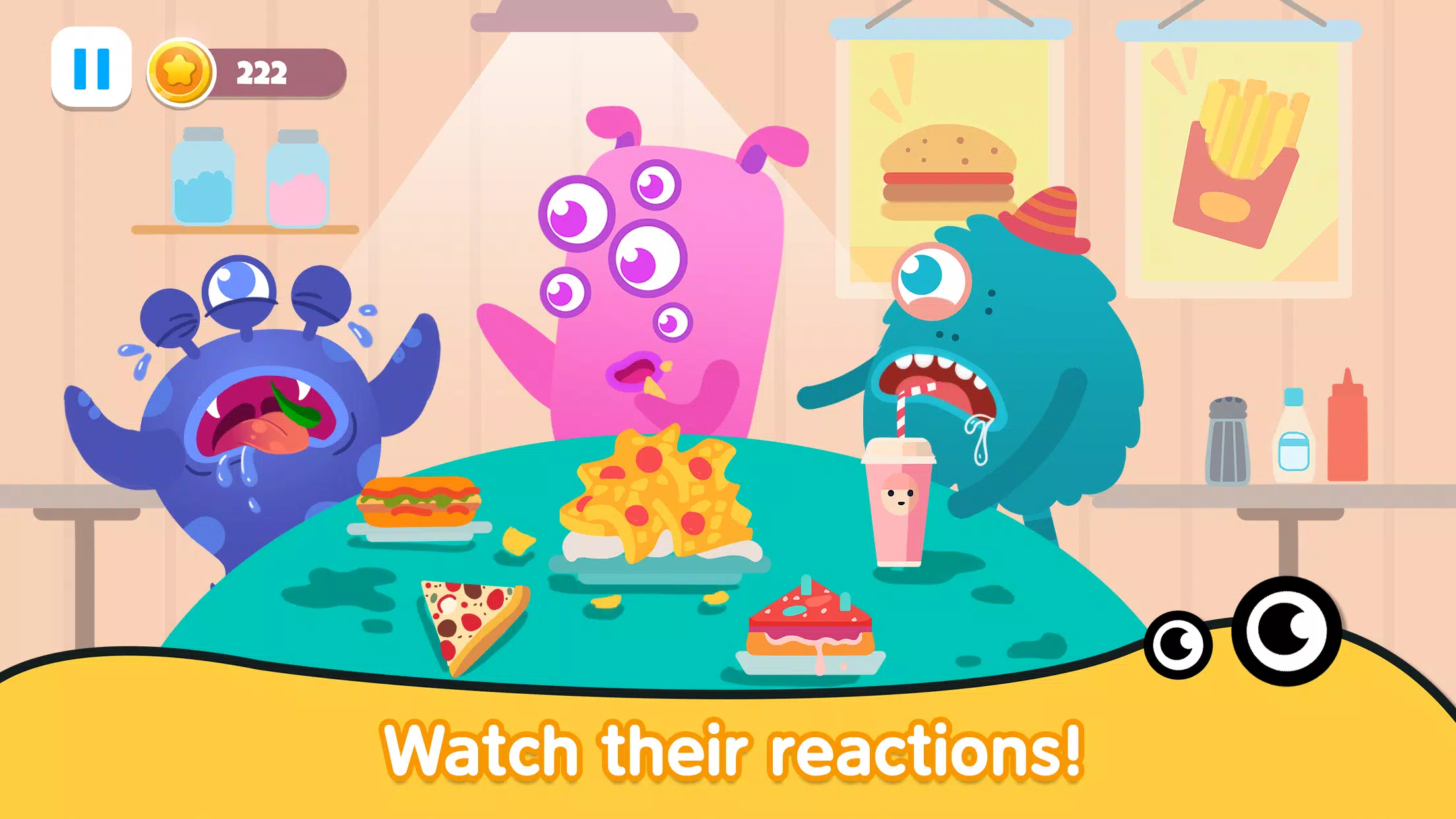 Kitchen monster games for kids Capture d’écran3