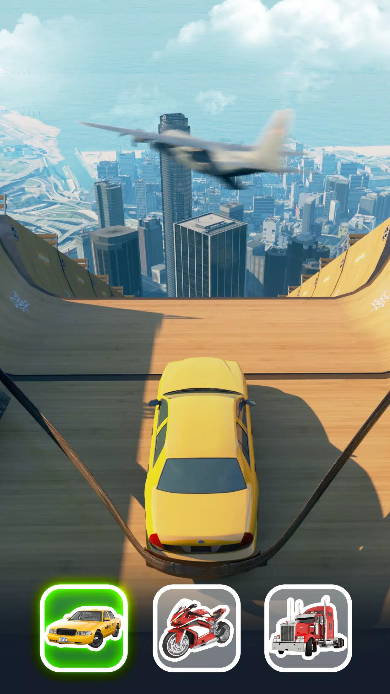 Mega Ramp Car Jumping Screenshot 1