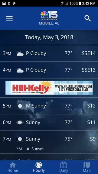 NBC 15 WPMI Weather屏幕截圖3