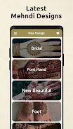 Bridal Mehndi Design App Zrzut ekranu 1