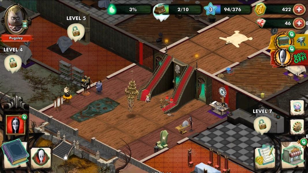 Screenshot Addams Family: Mystery Mansion 1