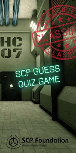 scp quiz game ekran görüntüsü 1