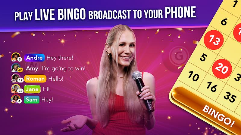 Live Play Bingo: Real Hosts ကိုဖန်သားပြင်1