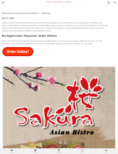 Screenshot Sakura Asian Bistro - Nashua 3