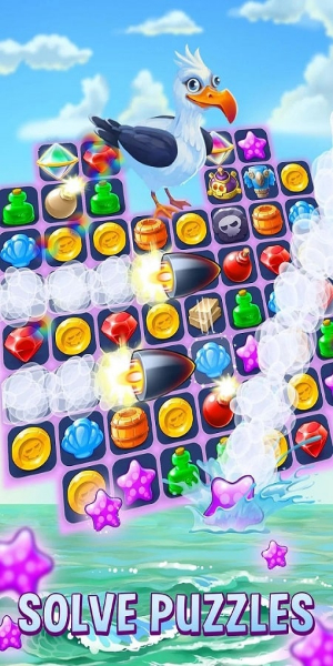 Screenshot Pirates & Pearls: Match 3 Game 1