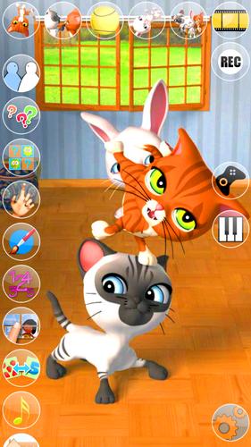 Talking 3 Friends Cats & Bunny Screenshot 2