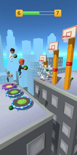 Jump Up 3D: Basketball Spiel Screenshot 1