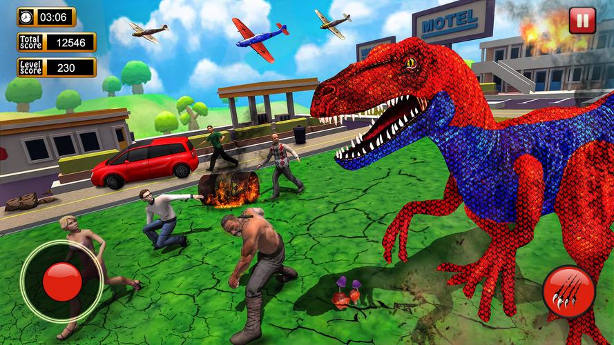 Dinosaur Games City Rampage Capture d’écran1