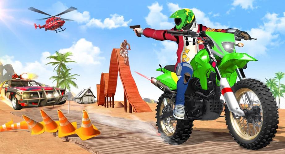 Gangster Bike: Real Race Game 스크린 샷 4