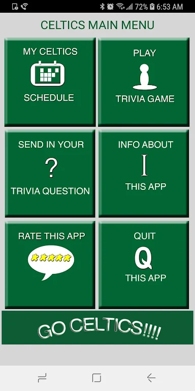 ภาพหน้าจอ Trivia & Schedule Celtics fans 1