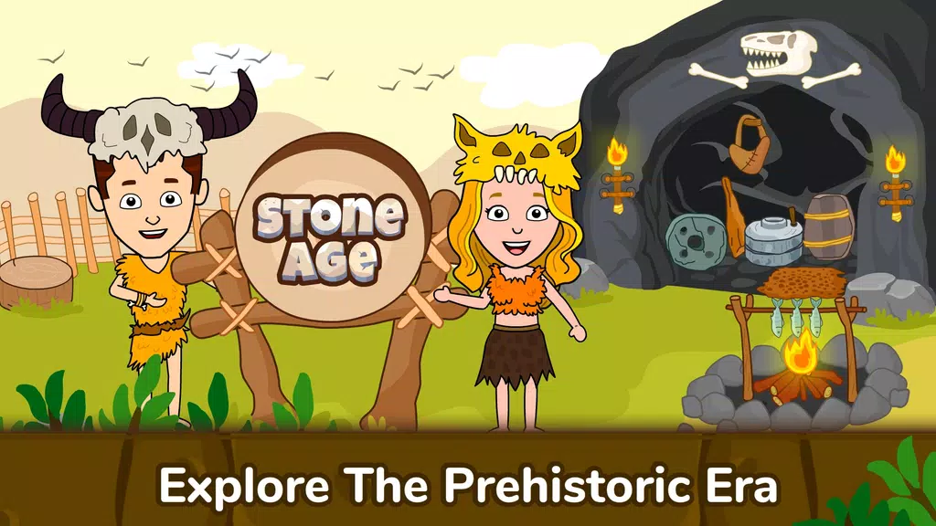 Caveman Games World for Kids ekran görüntüsü 1