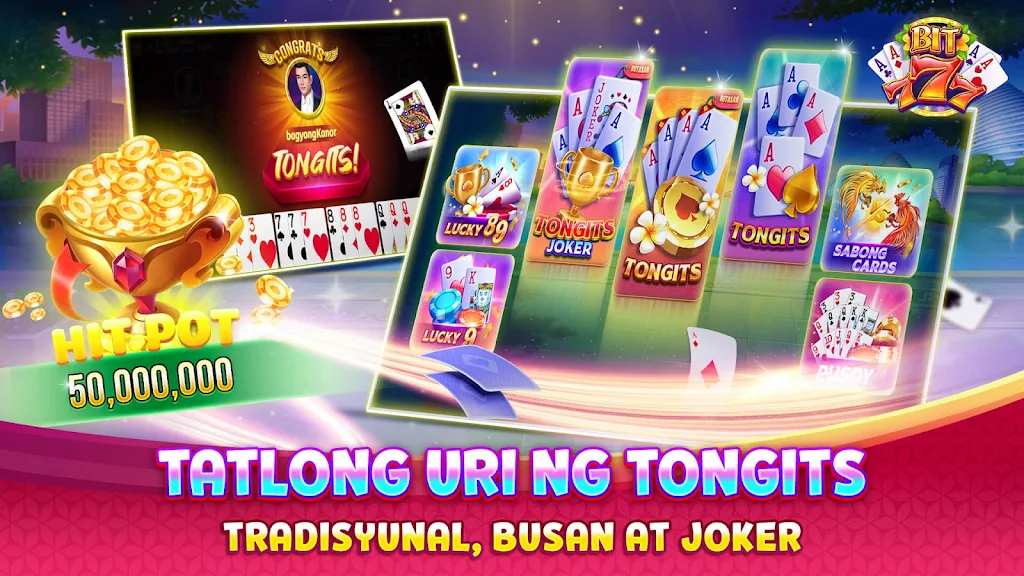 Bit777 - Tongits Pusoy Global screenshot 4