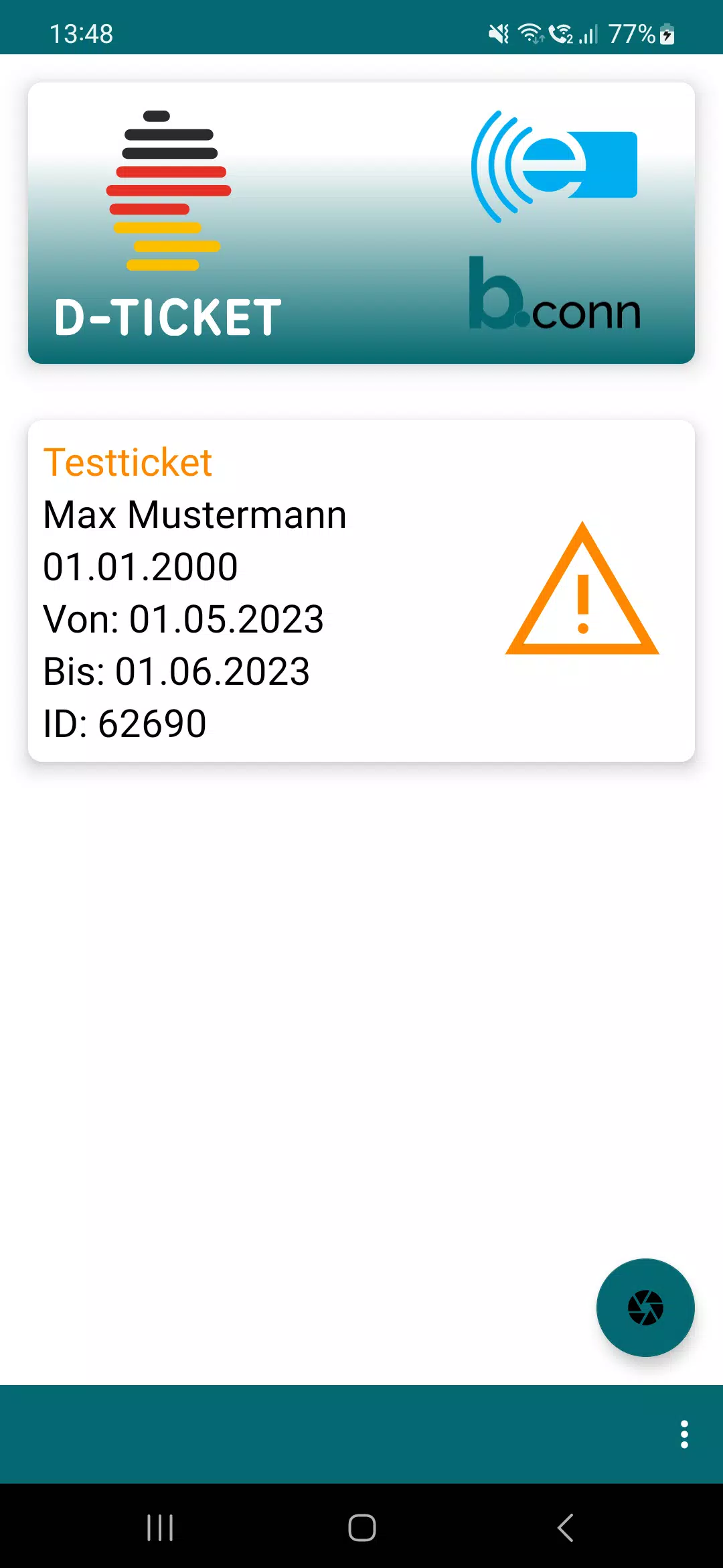 Deutschlandticket Kontrolle Screenshot 4