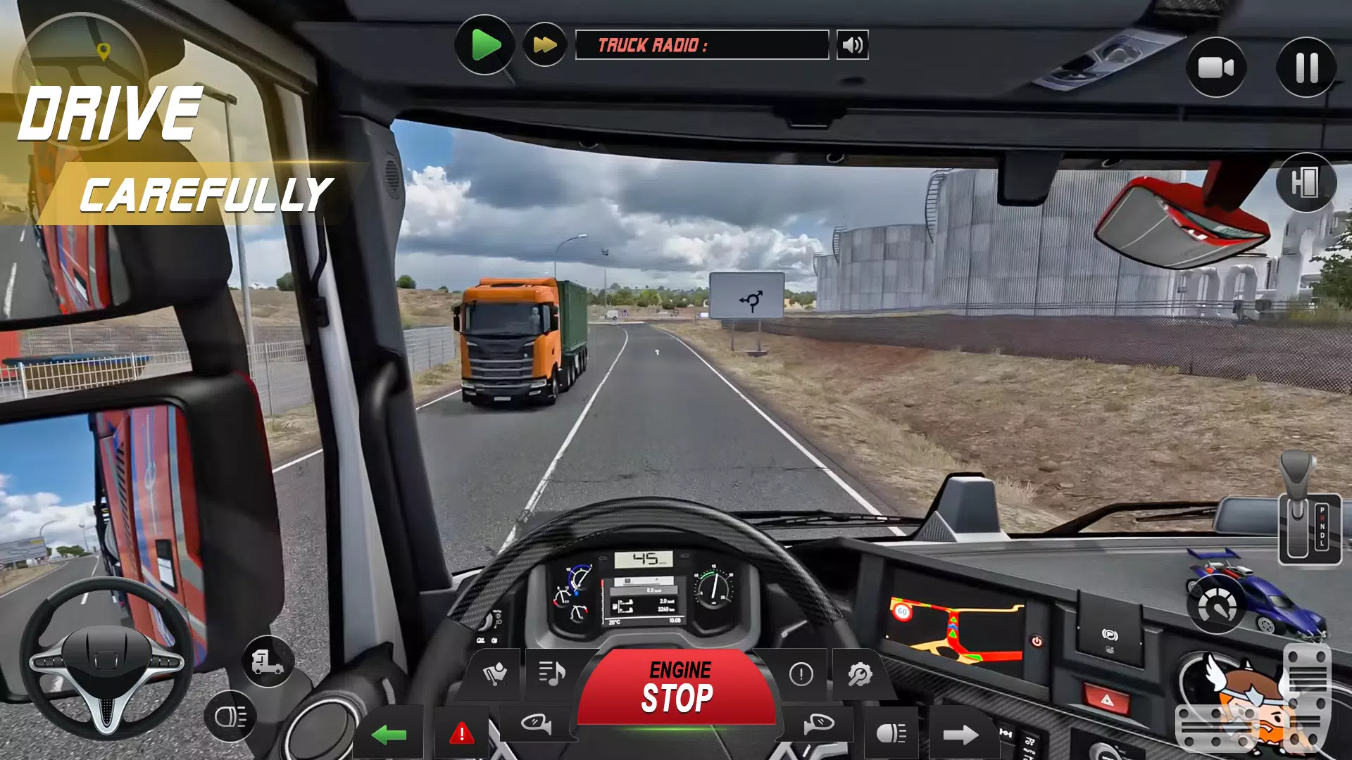 Screenshot Euro Truck Driving Game 3d 4