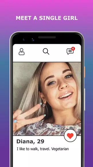 Screenshot Dating Online - meet a girl 2