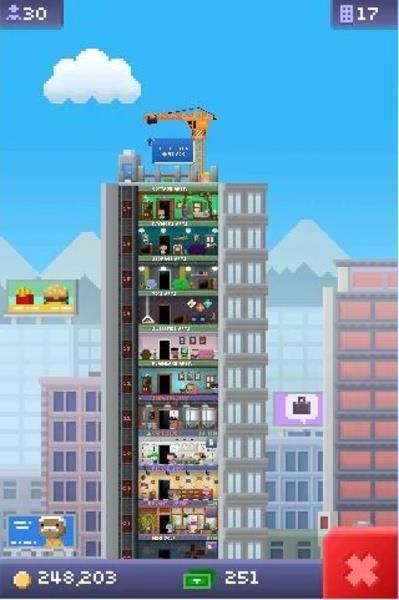 Tiny Tower Mod屏幕截圖1