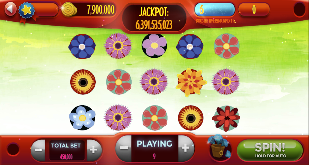 Flowers-Slot Machine Screenshot 1