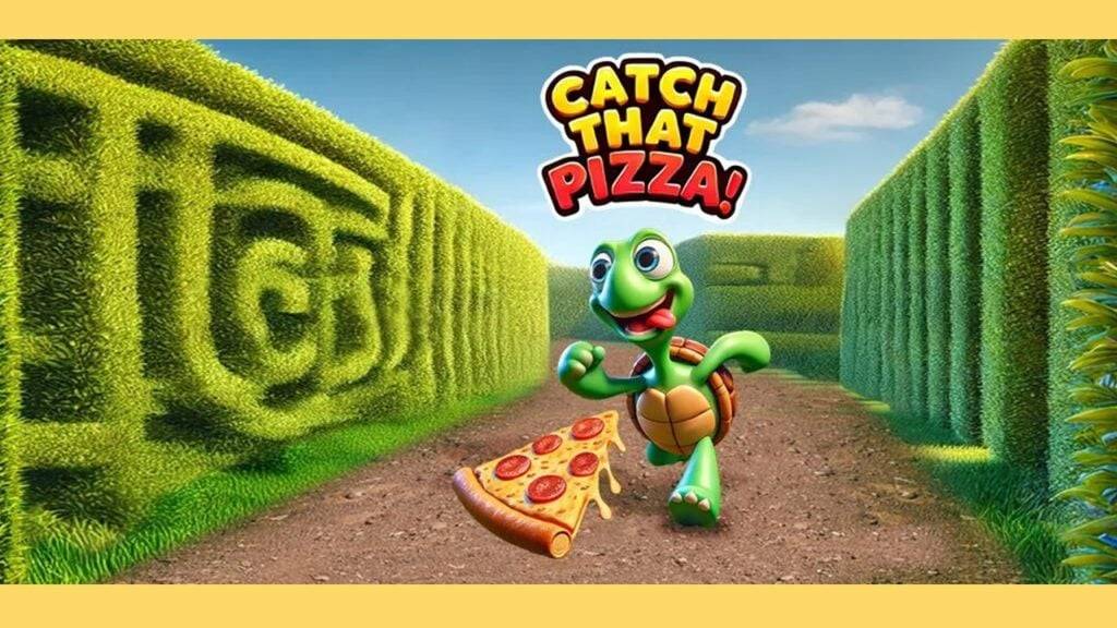 Catch the Teleporting Pizza in Maze Pursuit!