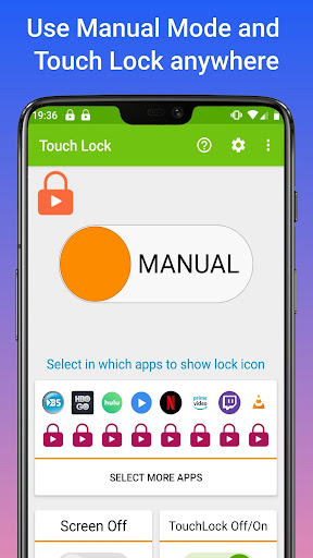 Touch Lock Screen lock ကိုဖန်သားပြင်1