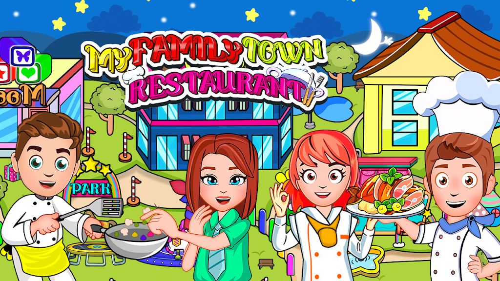 Screenshot My Family Town : Resturant 1