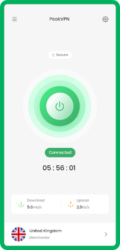 PeakVPN - Fast And Secure экрана 3