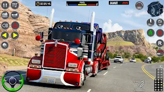 US Cargo Truck Simulator Game captura de pantalla 4